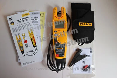 Fluke T6-1000 PRO Electrical Tester Fieldsense 1000V AC / DC True RMS & Case - Image 1 of 4