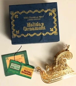 2001 Franklin Mint Collectible Limited Edition Holiday Ornament! #8173 von 9900! - Bild 1 von 8
