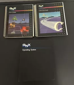 QNX Books X 3 Operating System Binder - Operating System & WATCOM C User Guide - Picture 1 of 18