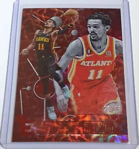 2022 Panini Chronicles Trae Young #233 ASIA RED /48 Holo Essentials - Rare - Picture 1 of 3