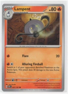 Lámpara Pokemon Obsidian Flames 037/197 - Imagen 1 de 1