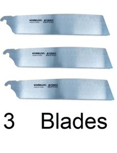 KOMELON Single Edged Wood Saw Blade Set of 3 SPEED CUT 265mm OSB-265 Korea PICS! - Picture 1 of 7
