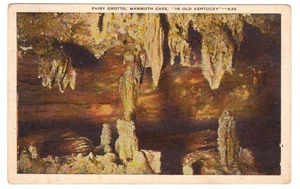 Feengrotte im alten Kentucky Postkarte Mammuthöhle Edmonson County Kentucky - Bild 1 von 2