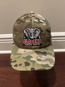 Sombrero Camuflado ROTC Ejército Marea Carmesí Universidad de Alabama*Raro - Imagen 1 de 8