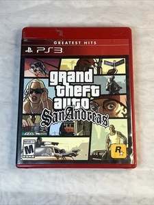 Grand Theft Auto San Andreas GTA PlayStation 3 gioco CIB con mappa testato - Foto 1 di 3