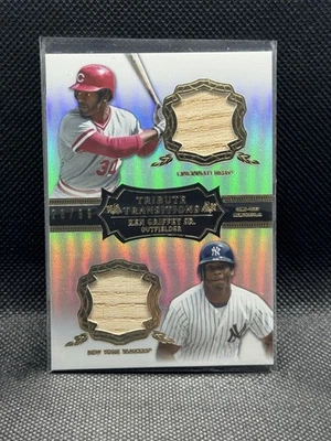 Ken Griffey Sr 2013 Topps Tribute Transitions Dual Relics #TT-KG /99 Reds Yankee - Image 1 of 2