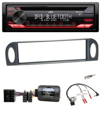 JVC CD DAB USB Bluetooth Lenkrad Autoradio für Citroen C5 2001-2005 - Bild 1 von 4