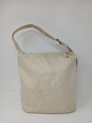 Furla наплечная сумка бежевый и коричневый цвет нейлона и кожи б/у - Изображение 1 из 4