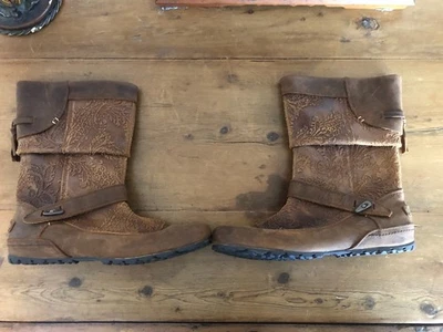 Merrill 女士 Oak 拉靴 7.5 — 第 1/4 张图片