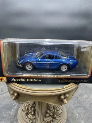 Maisto 1971 Alpine Renault 1600S azul modelo de carro fundido 1:18 edição especial novo na caixa - Imagem 1 de 3