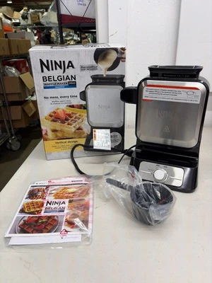 Ninja Belgian Waffle Maker PRO NeverStick Vertical Design 5 Shades - NEW OB - Image 1 of 4