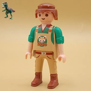 Playmobil Figure Zookeeper Worker Employee Safari Reserve Animals - Picture 1 of 2