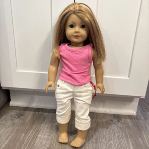 American Girl Kurzhaar Erdbeerblond Grün Augen Sommersprossen PA11392 - Bild 1 von 6