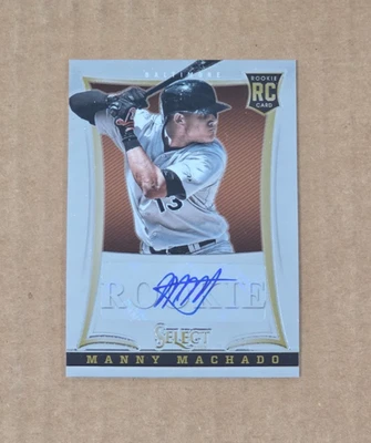 2013 Panini Select Baseball Manny Machado Rookie Auto 124/500 Card #230 - Image 1 of 2