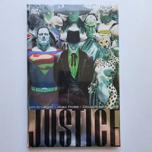 JUSTICIA #2 Volumen 2 Tapa Dura Novela Gráfica DC NUEVO SELLADO Alex Ross Jim Krueger  - Imagen 1 de 4