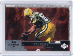 Robert Brooks 1998 cubierta superior diamante negro doble diamante #62 - Packers - Imagen 1 de 1