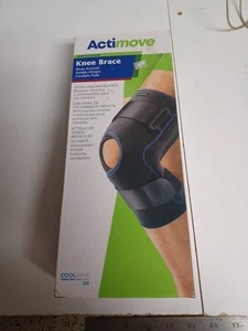 Actimove Knee Brace Wrap Around, Simple Hinges, Condyle Pads 3XL Black - Picture 1 of 6
