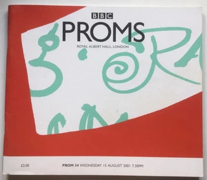BBC PROMS 2001 PROGRAMME / PROM 34 15th Aug / ESA-PEKA SALONEN  / xv - Picture 1 of 1