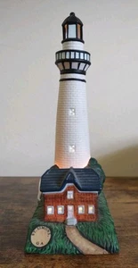 St Simons Georgia Ceramic Lighthouse Night Light Vintage - Picture 1 of 10