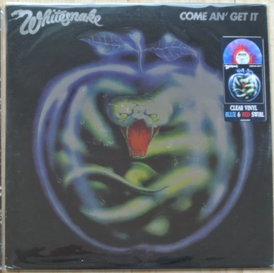 WHITESNAKE Come & Get It LP Limited Edition Blue Swirl Vinyl - Image 1 of 3
