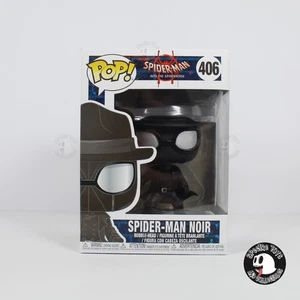 Funko Pop! Into the Spider-Verse Spider-Man Noir #406 - Picture 1 of 8