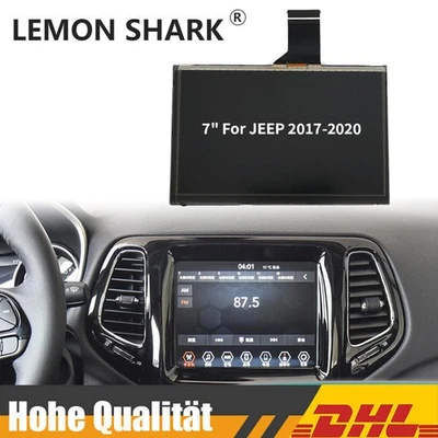 7" 11*16.7cm Pantalla LCD Pantalla Táctil Radio Navegación para Jeep Compass 2017-2020 - Imagen 1 de 4