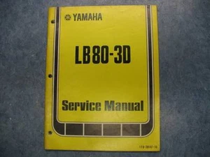 Yamaha 1977 lb80-3D lb80 servicio propietario manual taller mantenimiento tuning - Imagen 1 de 6