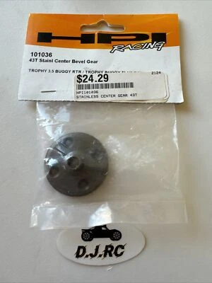 HPI 101036 43T Stainles Center Bevel Gear Trophy 3.5 Buggy,Trophy Buggy Flux RTR - Image 1 of 2