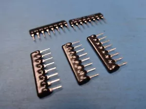 (20) SMTEK RA07102G 1K Ohm 2% 7R 8 PIN SIP RETE RESISTORI PELLICOLA SPESSA - Foto 1 di 3