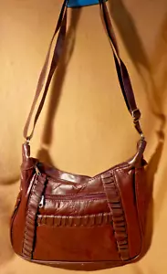 Pretty Maroon Organizer Purse, Large, Zipper Close - Picture 1 of 6