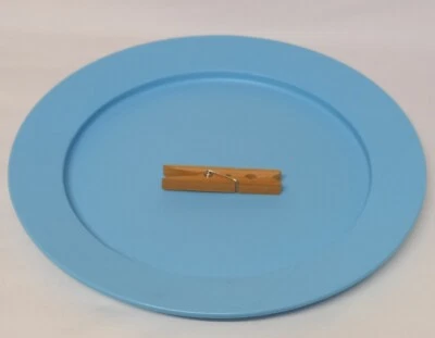 Tupperware Picknick Teller Mediterrano 4 x groß 27,5 cm hellblau gebraucht - Bild 1 von 2