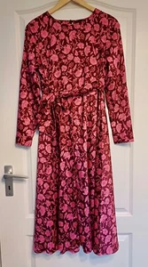 NUOVO! ABITO DONNA MARELLA MAX MARA GROUP FIORI ROSA 36 - Foto 1 di 9