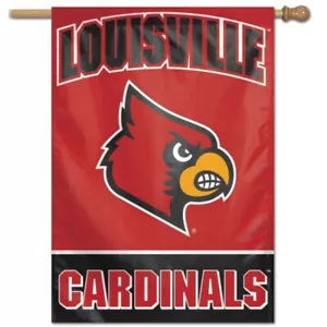 LOUISVILLE CARDINALS 28"X40" BANNER FLAG BRAND NEW WINCRAFT ๐๐ฅ - Picture 1 of 1