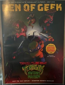 Teenage Mutant Ninja Turtles SETH ROGEN SIGNED Den of Geek SDCC Magazine - Picture 1 of 2