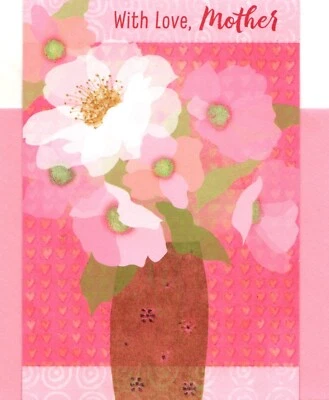 Happy Mother's Day Mother Pink Rose Roses Flower Flowers Hallmark Greeting Card - Image 1 of 3