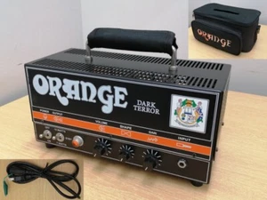 ORANGE Dark TERROR 15 WATTS 7 Watts 15W 7W GUITAR AMPLIFIER HEAD w/ Case Cable - Picture 1 of 6