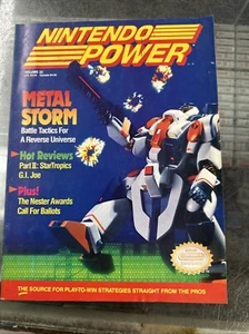 Nintendo Power Magazine Volume 22 March 1991 Metal Storm w/ Battletoads Poster - Picture 1 of 11