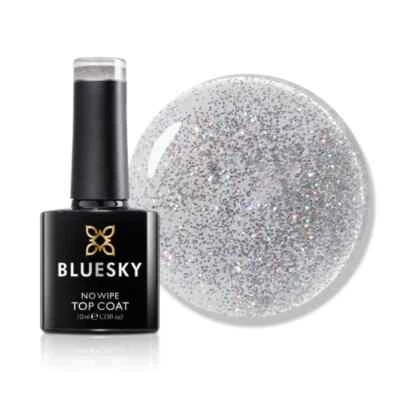 BLUESKY COSMETICS Bluesky Glitzer Top Coat - MAKE A WISH - GTC02