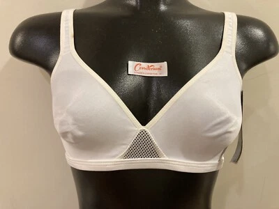 Sujetador Olga 36090 Christiana 34B/C Copa Sin Costuras Elástico Blanco Nuevo Con Etiquetas Foto 1 de 4