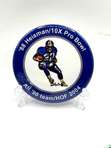 Detroit Lions Barry Sanders artwork SPORTS BADGE-Classic RETRO Collectible - Picture 1 of 1