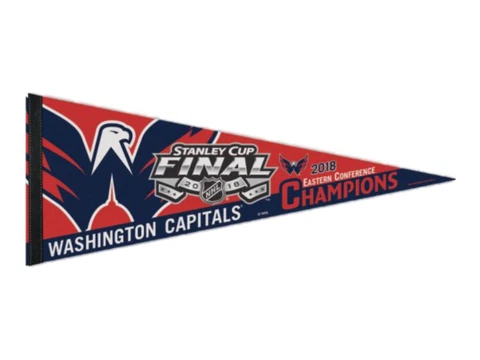 Washington Capitals 2018 Stanley Cup Final Eastern Conf Champions Pennant Cover