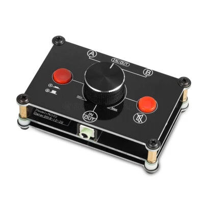 Mini 2-way Stereo 3.5mm AUX Switcher Box Headphone / Speaker Manual A/B Selector - Image 1 of 4