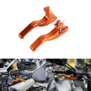Orange Brake Clutch Lever Control Set For Harley FLHRXS FLHP FLTRX FLRT 21-24 - Picture 1 of 10