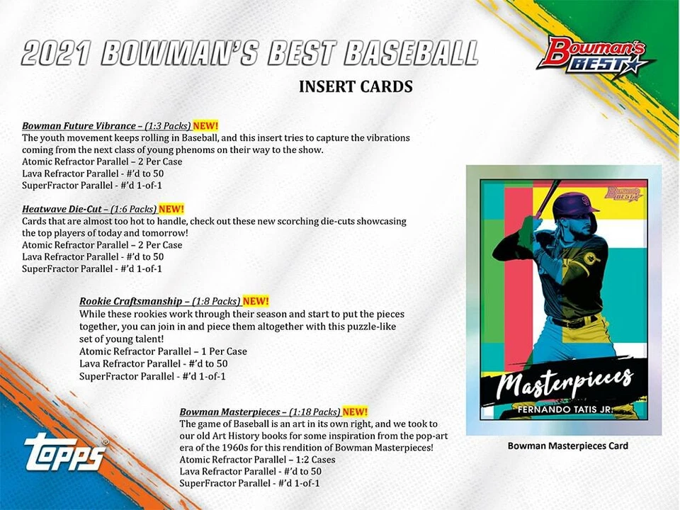 2021 Bowmans Best Future Vibrance Refractor Complete your Set or PC - Image 1 of 1