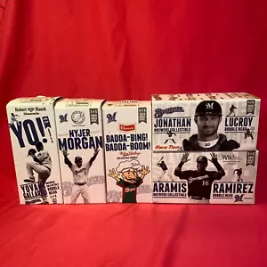 2012 Milwaukee Brewers Bobblehead Set of 5 Nyjer Morgan Aramis Ramirez - Picture 1 of 7