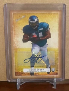 Henry Josey 2014 Topps Turkey Red Rookie Autograph #40 Philadelphia Eagles - Picture 1 of 1