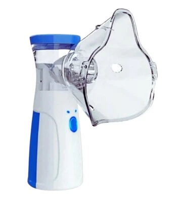 QUANZOU Aerosol Inalatore Mini Portatile ad Ultrasuoni Silenzioso USB Batterie AA