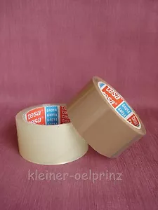 72 Rolls Tesa - Tape Packing Tape Tesapack 64014 Clear or Brown NEW - Picture 1 of 1