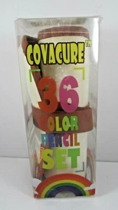 New Covacure Colored Pencils Set- Premier 36 ct. Sharpener & Canvas Wrap Case - Picture 1 of 5