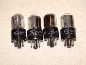 4 x 6sn7gtb G.E. Tubes*Very Strong Quad*#7 - Picture 1 of 4